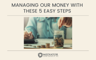 Managing Our Money With These 5 Easy Steps Blog Cover