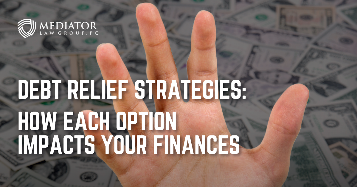 Debt Relief Options: Are there more cons than pros?