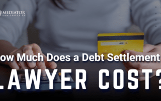 how much does a debt settlement lawyer cost