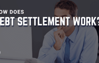 how does debt settlement work