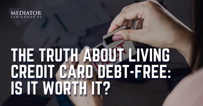 is it good to be credit card debt