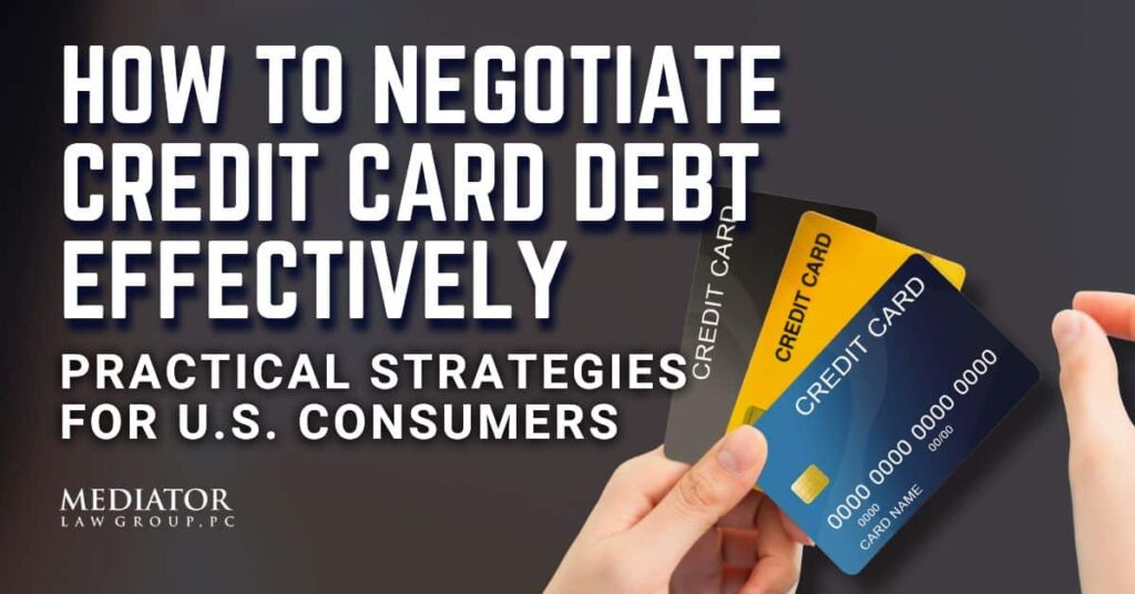 debt settlement strategies in the U.S.